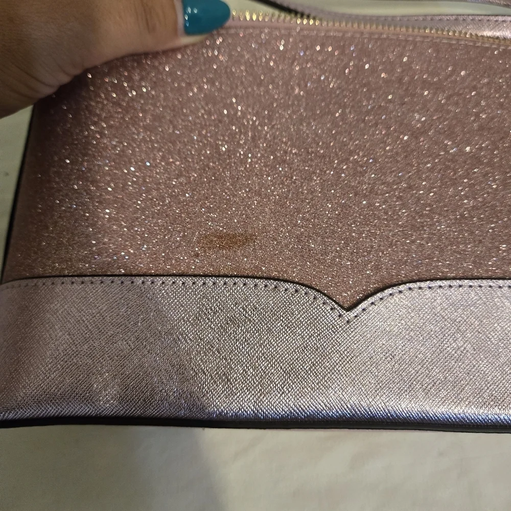 Kate Spade Pink Glitter Crossbody Bag